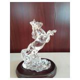 Princess House Exclusive- Crystal Horse with Base