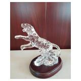 Princess House Exclusive- Crystal Tiger with Base