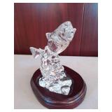 Princess House Exclusive- Crystal Trout with Base