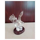 Princess House Exclusive- Crystal Eagle with Base