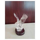 Princess House Exclusive- Crystal Eagle with Base