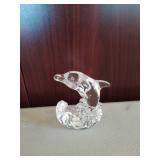 Princess House Crystal Treasures- Crystal Rocking Horse and Dolphin