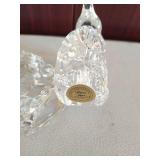 Princess House Crystal Treasures- Crystal Rocking Horse and Dolphin