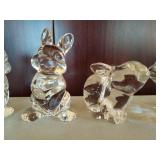 Princess House- Four Crystal Woodland Creatures