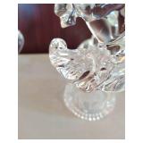 Four Crystal Unicorn Décor Items