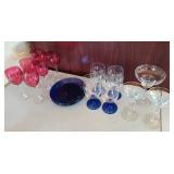 Collection of Glassware and Plates