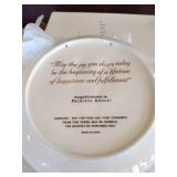 Princess House- Porcelain Wedding Plate