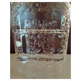 Princess House Fantasia- 3-Section Crystal Serving Dish
