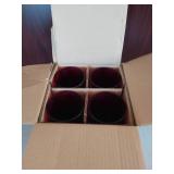Princess House Fantasia- Sixteen Red Crystal Glasses