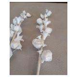 Princess House- Porcelain Vase and Two Floral Bouquets