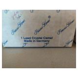 Princess House- Two Crystal Camels