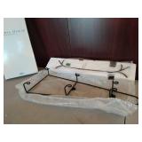 Princess House- Metal Plate Rack & Metal Centerpiece Bowl