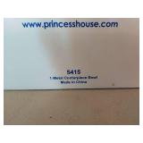 Princess House- Metal Plate Rack & Metal Centerpiece Bowl