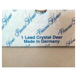Princess House- Crystal Deer with Base