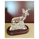 Princess House- Crystal Deer with Base