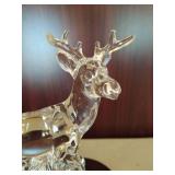 Princess House- Crystal Deer with Base