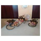 Collection of Princess House Decor Items