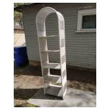 White Wicker Shelf