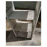 White Wicker Shelf