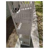 White Wicker Shelf