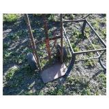 Vintage 2-Wheel Cart and Steel frame for Table