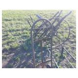 Vintage 2-Wheel Cart and Steel frame for Table