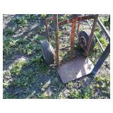 Vintage 2-Wheel Cart and Steel frame for Table