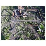 Vintage 2-Wheel Cart and Steel frame for Table