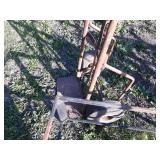 Vintage 2-Wheel Cart and Steel frame for Table