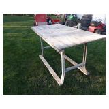 Rolling Worktable - 72" x 36" x 39" High