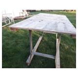 Rolling Worktable - 72" x 36" x 39" High