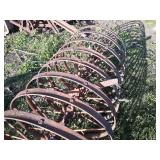 Large Lot of (10) Steel Wheels from a Grain Drill - Each is about 26" Diameter x 1-1/2" Wide