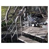Set of Steel Frame stairs w/ wood steps