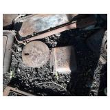 Large Lot of Cast Iron Pieces from Stoves, Boilers and More - "Tabasco" Water Heater - Kewanee IL