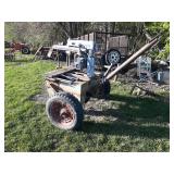 Delta Rockwell Radial Arm Saw Mounted on Axle w/ hitch - Model 5541