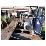 Delta Rockwell Radial Arm Saw Mounted on Axle w/ hitch - Model 5541