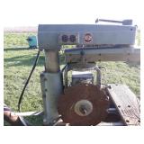Delta Rockwell Radial Arm Saw Mounted on Axle w/ hitch - Model 5541