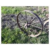 (2) Sets of Steel Wheels on Axles
