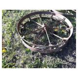 Antique Pair of Corn Planter Wheels