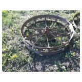 Antique Pair of Corn Planter Wheels