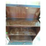 Two Wood Shelves & Box