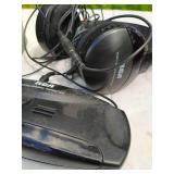 CD Alarm Clock, Wireless Headphones, and CDs
