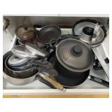 Collection Of Cookware And Kitchen