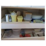 Collection Of Tupperware And Plastic Ware