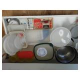 Collection Of Tupperware And Plastic Ware