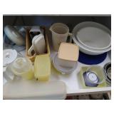 Collection Of Tupperware And Plastic Ware