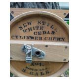 New Style White Cedar Cylinder Churn