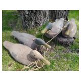 Four Decoy Ducks