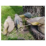 Four Decoy Ducks