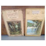 Two Vintage Calendars